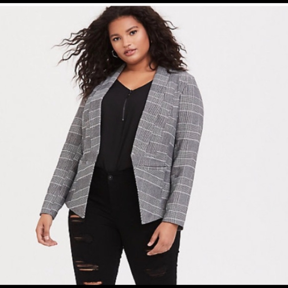 Torrid Houndstooth Blazer NWT